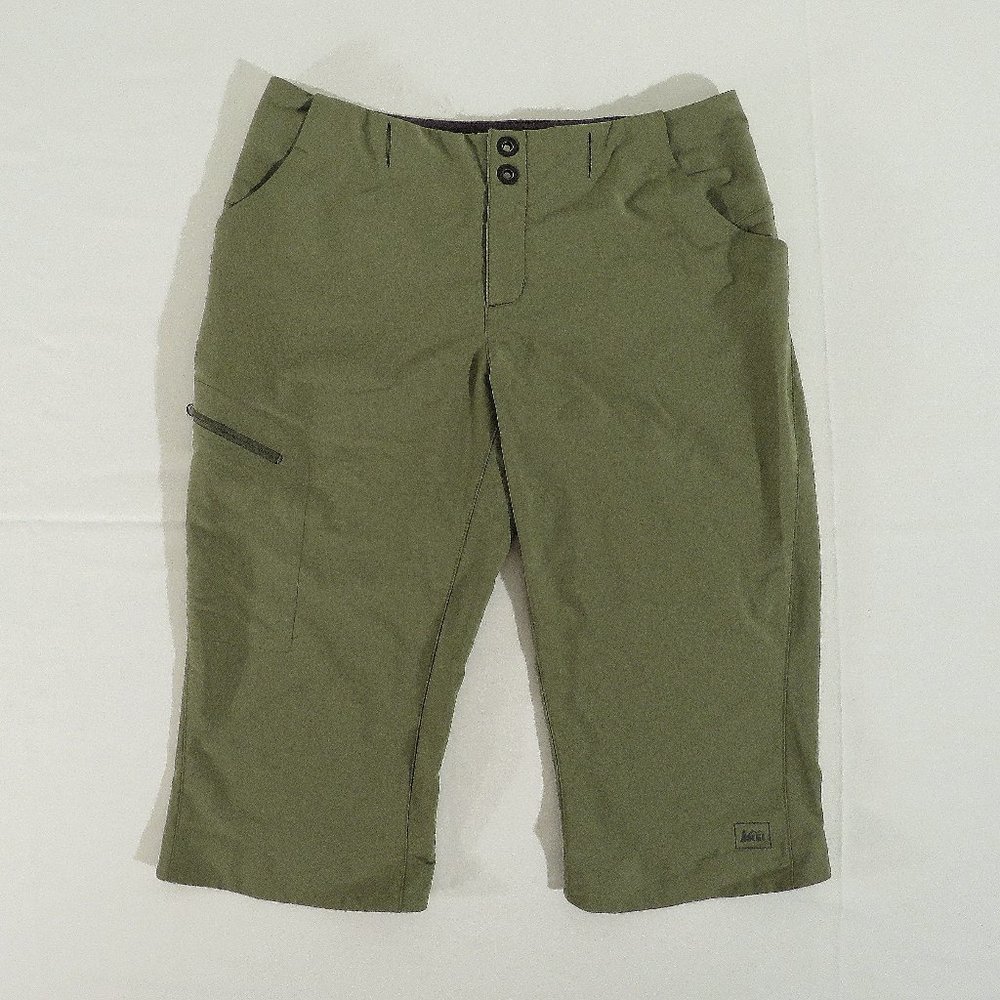 REI Women's 8 (Actual 32x17) Crop Capri Pants Lightweight Outdoor Hiking Stretch